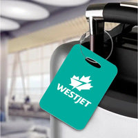 Thumbnail for Acrylic luggage tag with WestJet Airlines design — view 2.