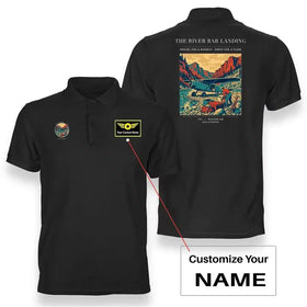The River Bar Landing Premium Polo T-Shirts