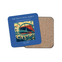 Thumbnail for The Delta Wing Debut - Designed Coasters design on blue 1-piece