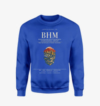 Thumbnail for Birmingham-Shuttlesworth International Airport (BHM) design on blue sweatshirt