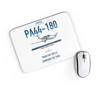 Thumbnail for Piper PA-44-180 Seminole design on white rectangle mouse pad