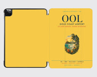 Thumbnail for Gold Coast Airport (OOL) design on yellow ipad tablet case