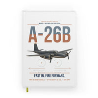 Thumbnail for A-26B Invader design on white notebook