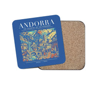 Thumbnail for ANDORRA - Poster - Coaster - Blue