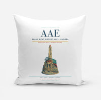 Thumbnail for Rabah Bitat Airport (AAE) design on white pillow