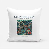 Thumbnail for SEYCHELLES - Poster - Pillow - White