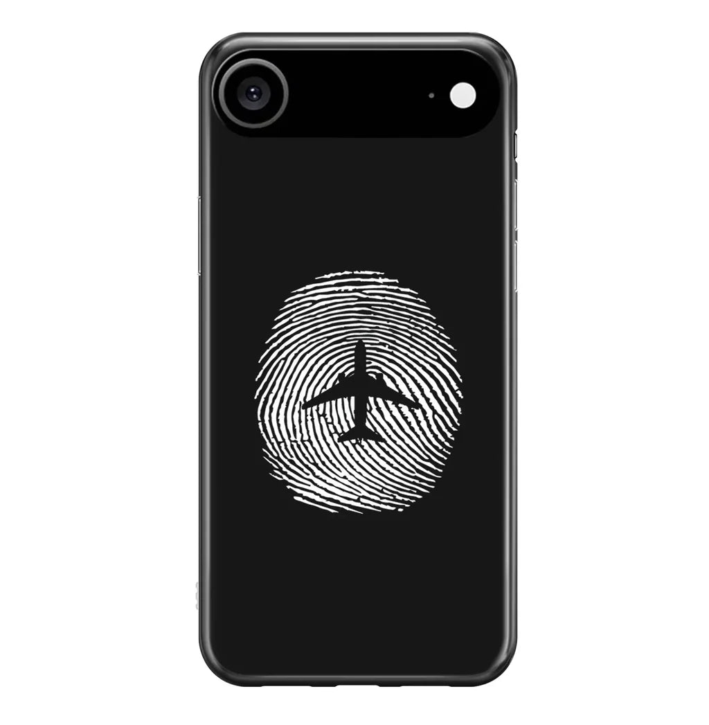Aviation Finger Print iPhone Case - view 2