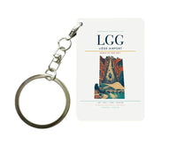 Thumbnail for Liège Airport (LGG) design on white key chain