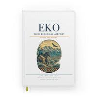 Thumbnail for Elko Regional Airport (EKO) design on white notebook