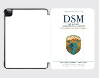 Thumbnail for Des Moines International Airport (DSM) design on white ipad tablet case