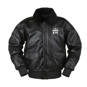 Airbus A340 & Plane Leather Bomber Jackets
