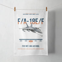 Thumbnail for F A-18E F Buddy Tanker design on white towel