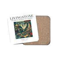 Thumbnail for LIVINGSTONE - Poster - Coaster - White