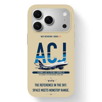 Thumbnail for Airbus ACJ320neo Case design on beige iphone case