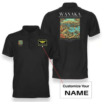 Thumbnail for WANAKA - Poster - Double-Side Polo - Black + Name