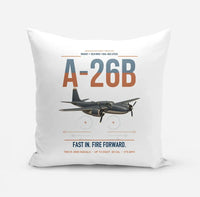 Thumbnail for A-26B Invader design on white pillow