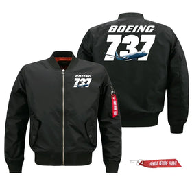 Super Boeing 737+Text Pilot Jackets (Customizable)