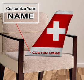 Swiss Airlines Aircraft Tail Pillows