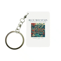 Thumbnail for BLUE MOUNTAIN - Poster - Key Chain - White