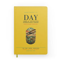 Thumbnail for James M. Cox Dayton International Airport (DAY) design on yellow notebook