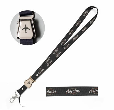 Aviator - Dont Make Me Walk seat belt lanyard - black
