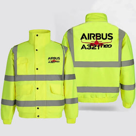 Amazing Airbus A321neo Reflective Winter Jackets