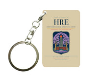 Thumbnail for Robert Gabriel Mugabe International Airport HRE Key Chain design on beige key chain