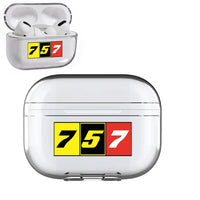 Thumbnail for Flat Colourful 757 AirPods Pro transparent case - Normal