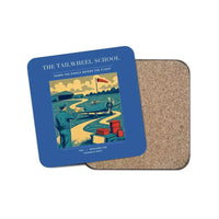 Thumbnail for The Tailwheel School - Designed Coasters design on blue 1-piece