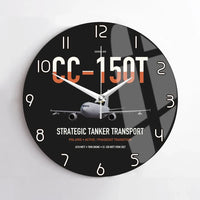 Thumbnail for Airbus CC-150T Polaris design on black no frame wall clock