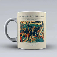 Thumbnail for VINTAGE G4103 - The Charter To The Games - Ceramic Mug design on beige