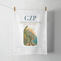 Thumbnail for Gazipasa-Alanya Airport (GZP) design on white towel