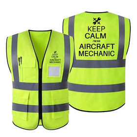 Aircraft Mechanic Reflective Vests