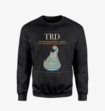 Trondheim Airport, Vrnes TRD Sweatshirt - Black