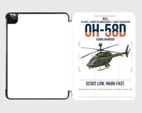 Thumbnail for Bell OH-58D Kiowa Warrior design on white ipad tablet case