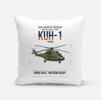 Thumbnail for Korea Aerospace Industries KUH-1 Surion design on white pillow