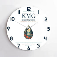 Thumbnail for Kunming Changshui International Airport (KMG) design on white no frame wall clock