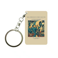 Thumbnail for VINTAGE G4173 - The Apprentice's First Solo Fix - Designed Key Chain design on beige