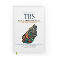 Thumbnail for Tbilisi International Airport (TBS) design on white notebook