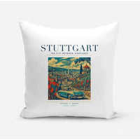 Thumbnail for STUTTGART - Poster - Pillow - White