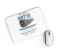Thumbnail for BR710 design on white rectangle mouse pad