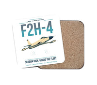 Thumbnail for F2H-4 Banshee design on white 1 piece coaster