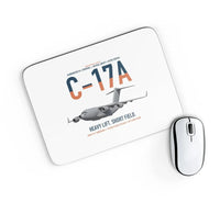 Thumbnail for C-17A Globemaster III design on white rectangle mouse pad