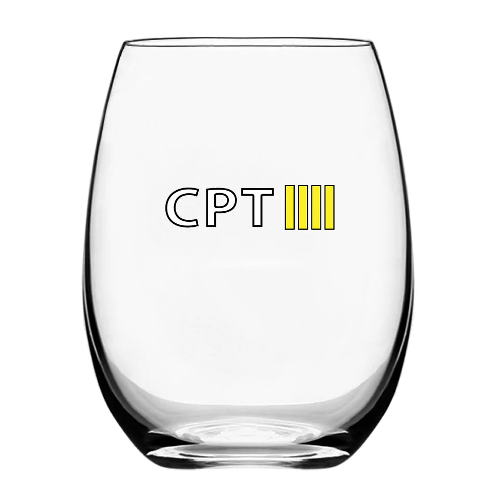 Customisable CPT & 4 Lines Drinking Glass - view 2