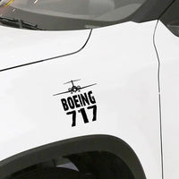 Thumbnail for Boeing 717 Car Sticker - view 2