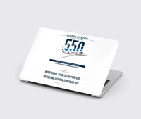 Thumbnail for Cessna Citation 550 - Citation II design on white MacBook case