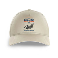 Thumbnail for Boeing MH-47G Chinook design on beige printed hat