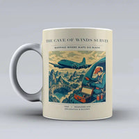 Thumbnail for VINTAGE G4293 - The Cave Of Winds Survey - Ceramic Mug design on beige