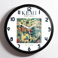 Thumbnail for KEMI - Poster - Wall Clock Framed - White