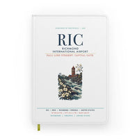 Thumbnail for Richmond International Airport (RIC) design on white notebook